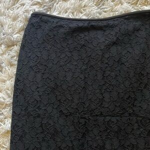 Lace pencil skirt